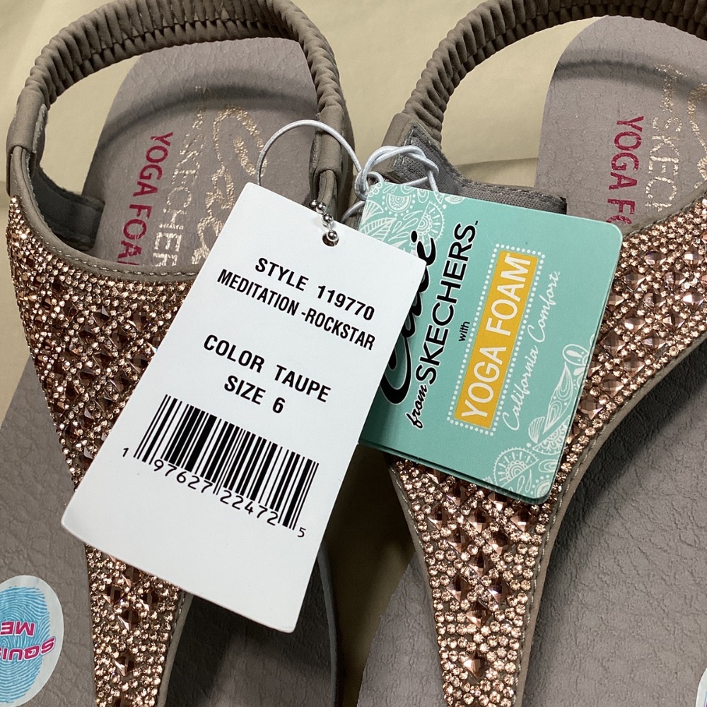 NWT Skechers Cali Meditation Rockstar flip flops - Picture 10 of 14